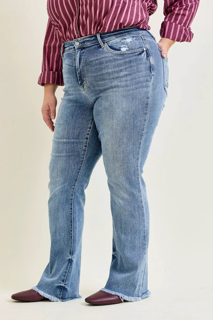 Daisy Bootcut with Fray Hem - PLUS