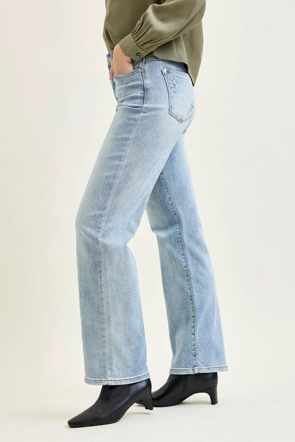 Kimberly Light Wash Straight Leg Jeans