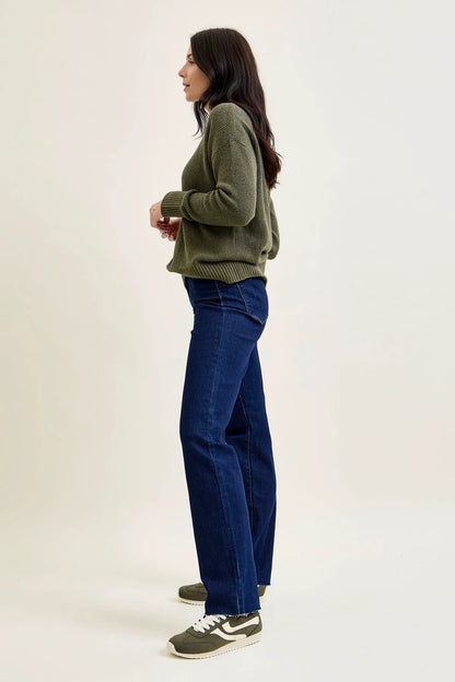 Kimberly Vintage & Back Darts Straight Leg Jeans
