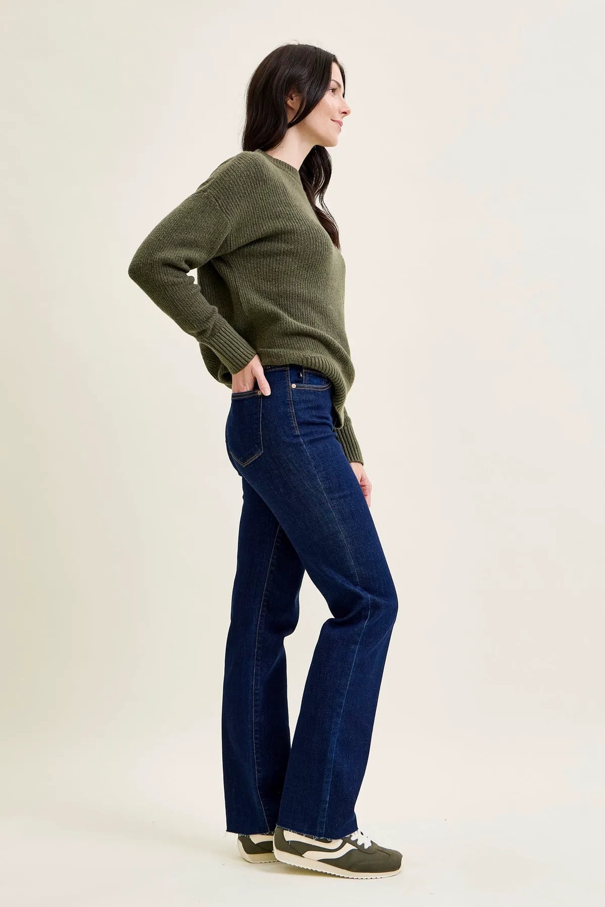 Kimberly Vintage & Back Darts Straight Leg Jeans