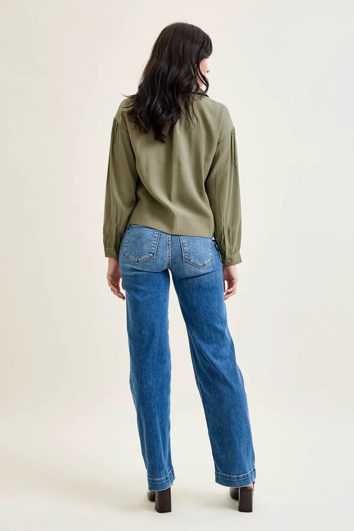 Penny Wide Denim Trouser