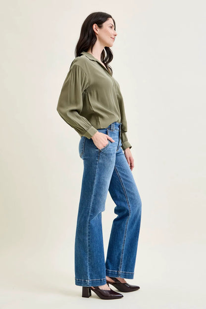 Penny Wide Denim Trouser
