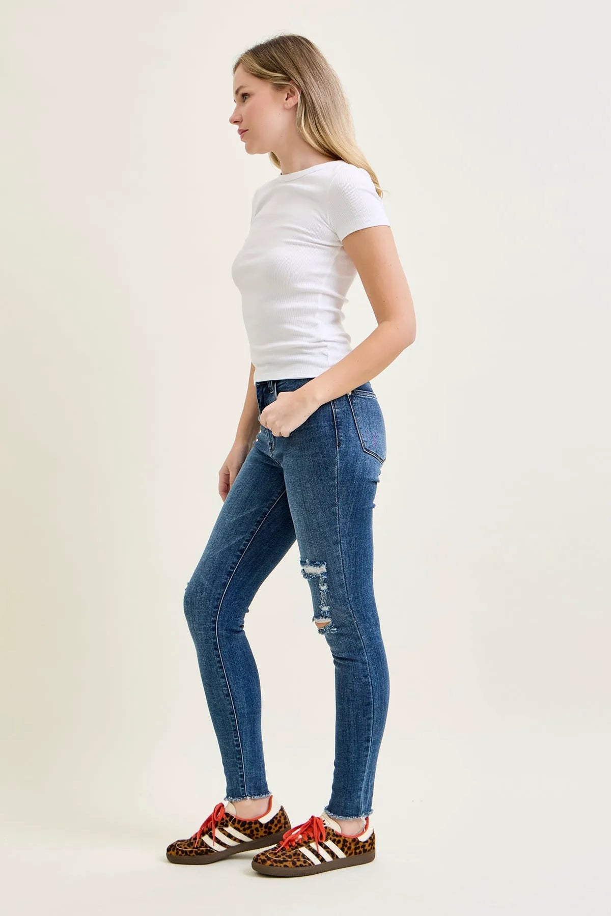 Sienna Skinny Jeans with Rips