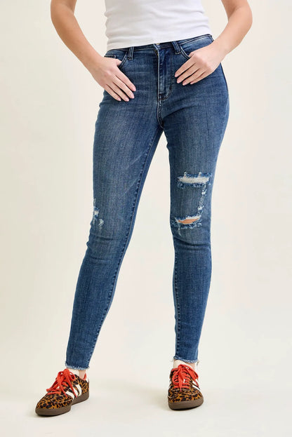Sienna Skinny Jeans with Rips