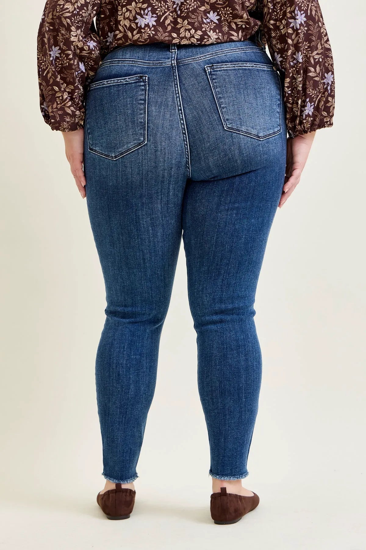 Sienna Skinny Jeans with Rips - PLUS