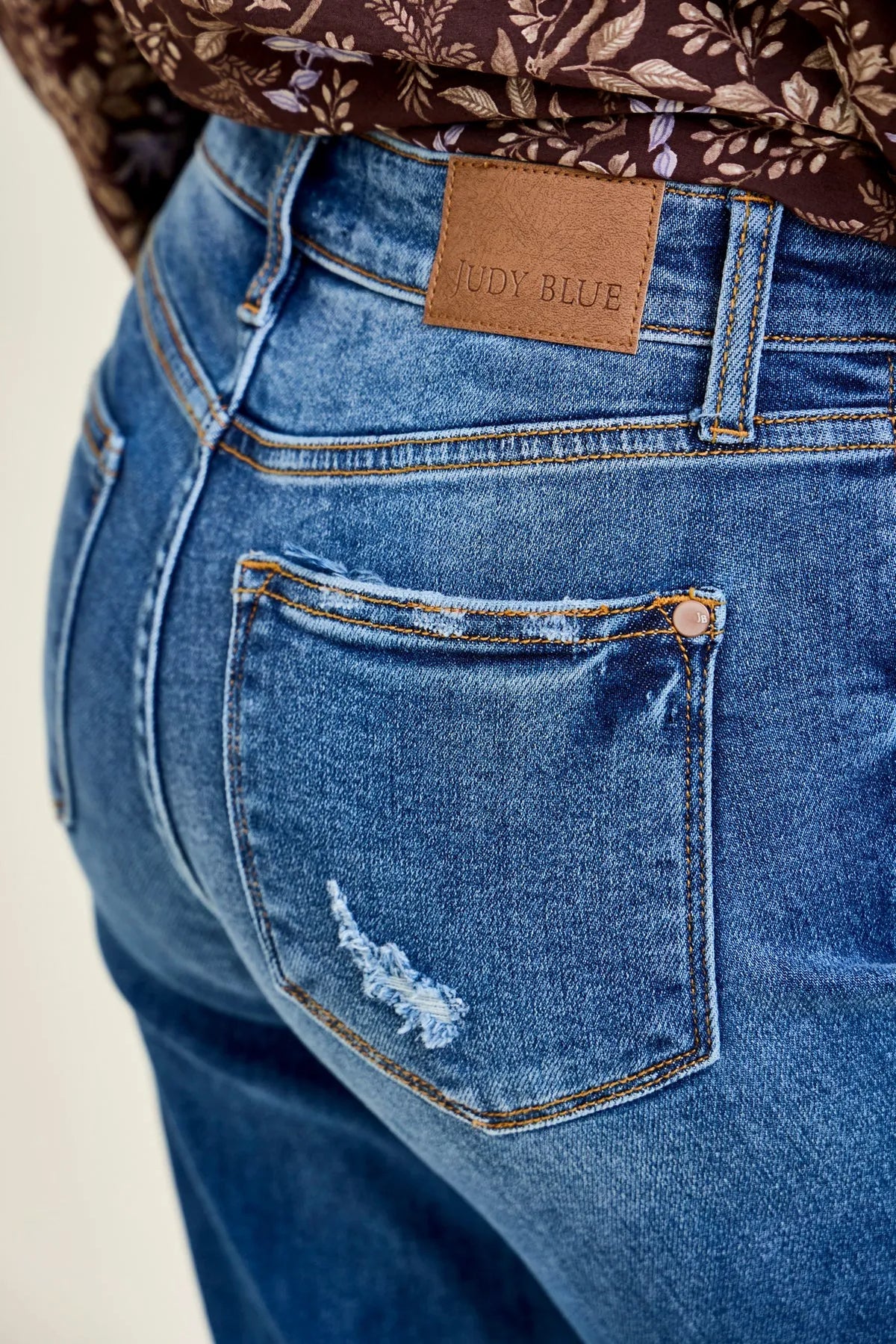 Brett Distressed Dad Jeans