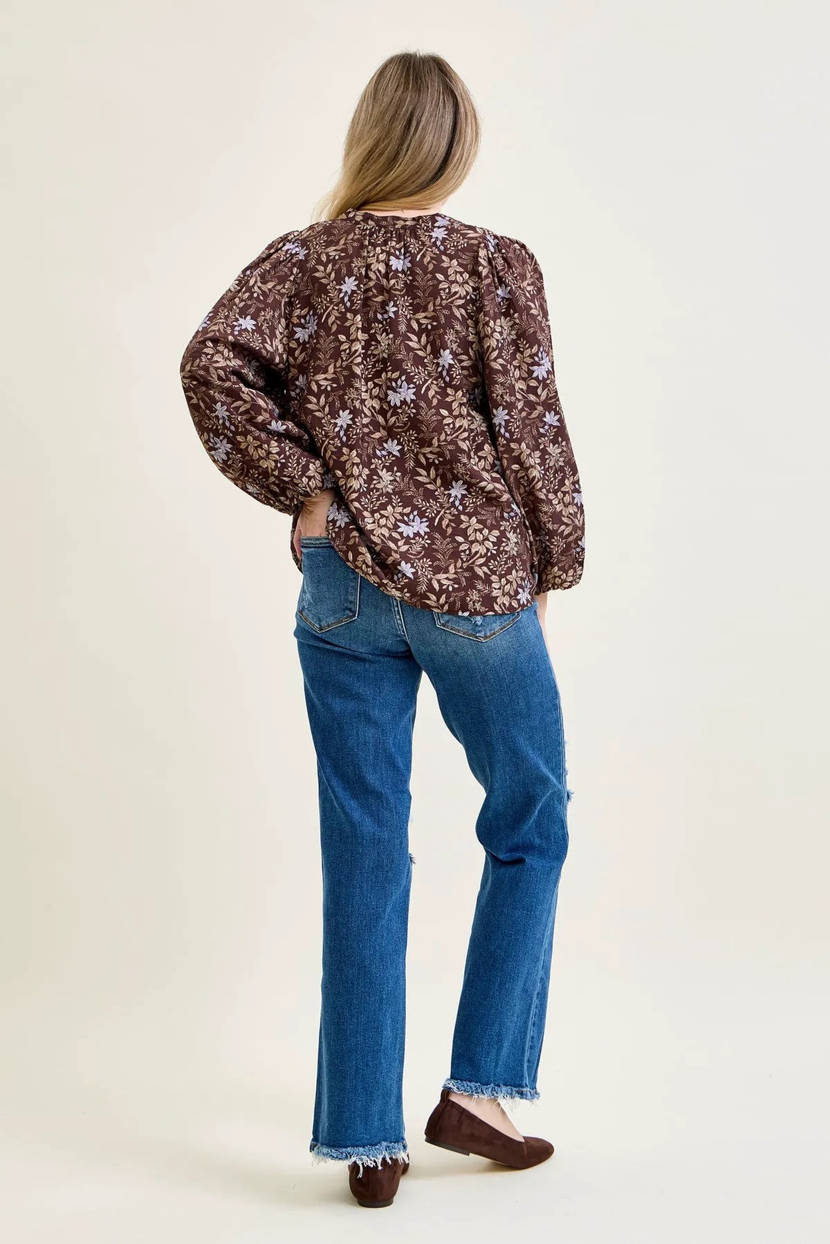 Brett Distressed Dad Jeans