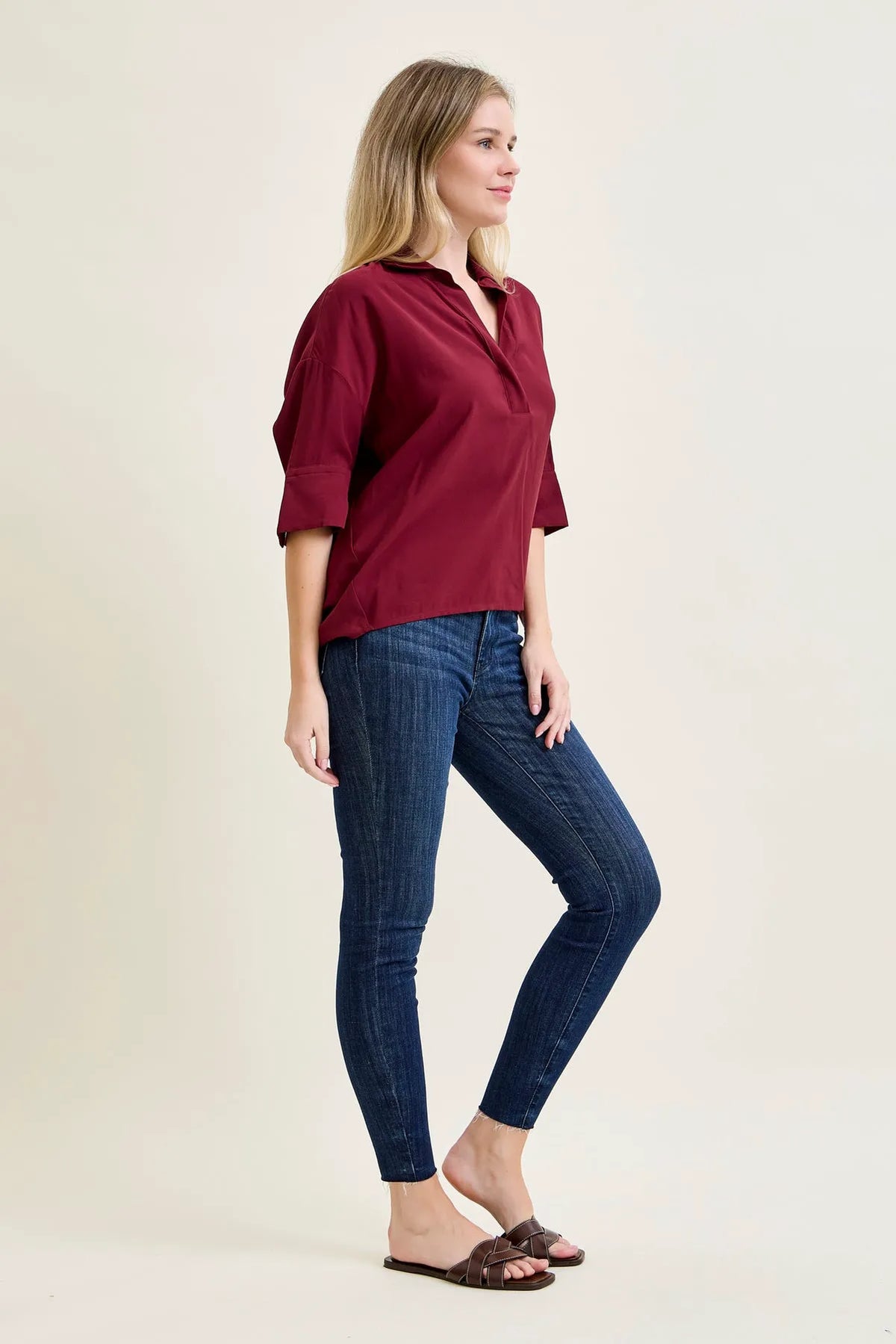 Sienna Edgy Skinnies with a Raw Twist