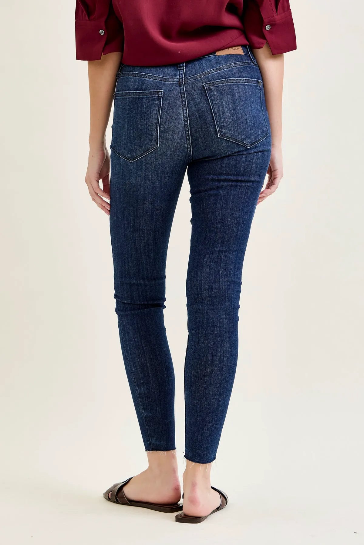 Sienna Edgy Skinnies with a Raw Twist