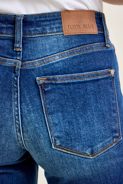 Kimberly Side Seam Detail Straight Jeans