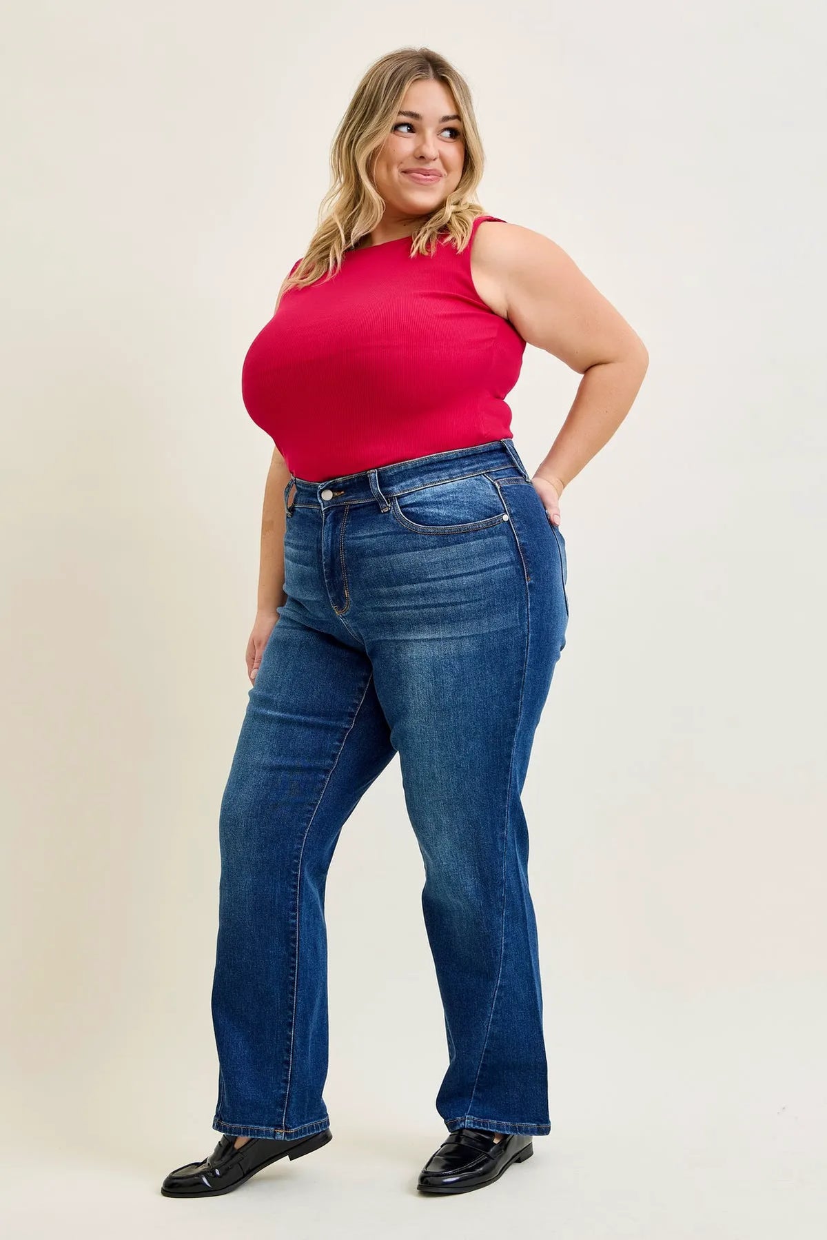 Kimberly Side Seam Detail Straight - PLUS