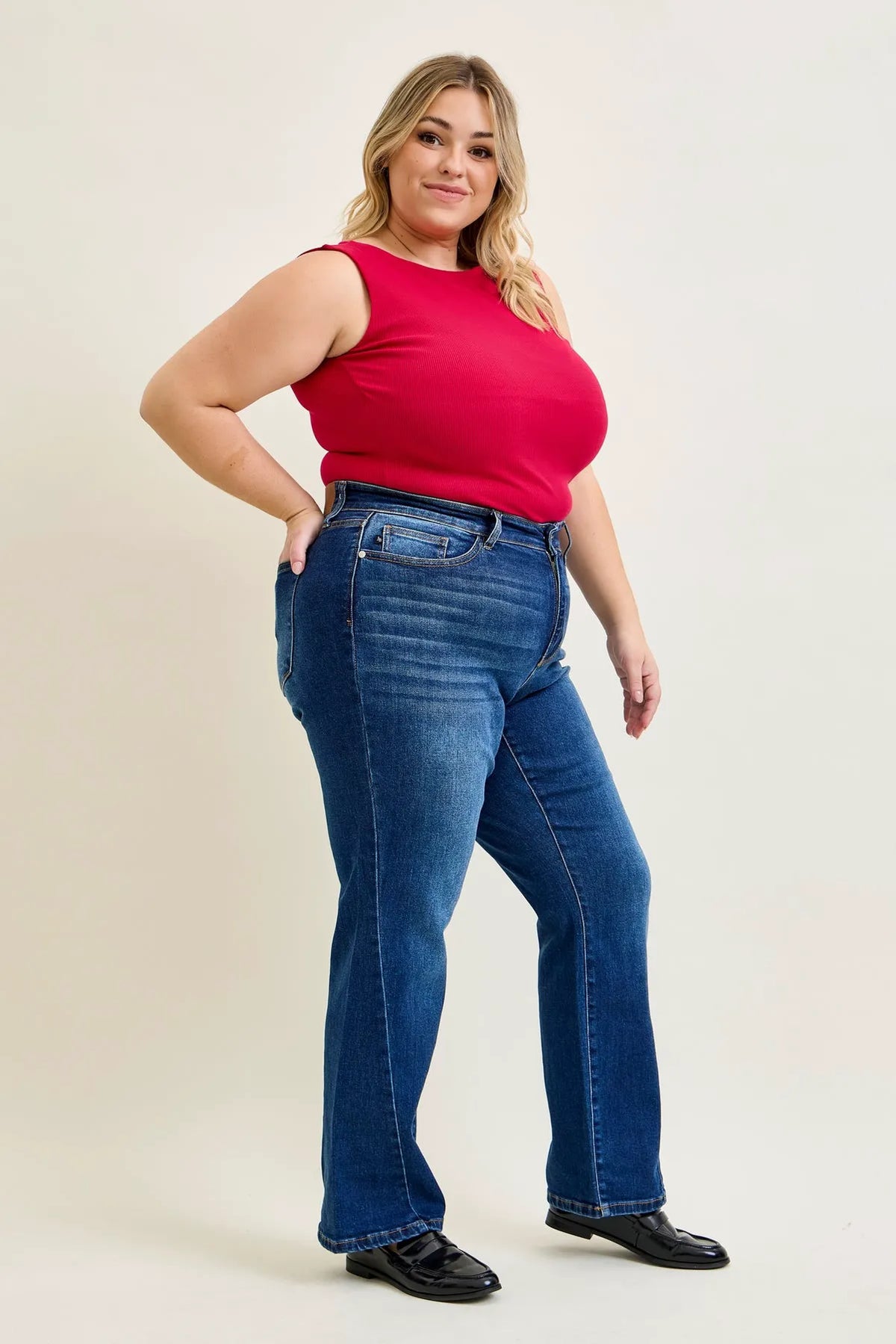 Kimberly Side Seam Detail Straight - PLUS