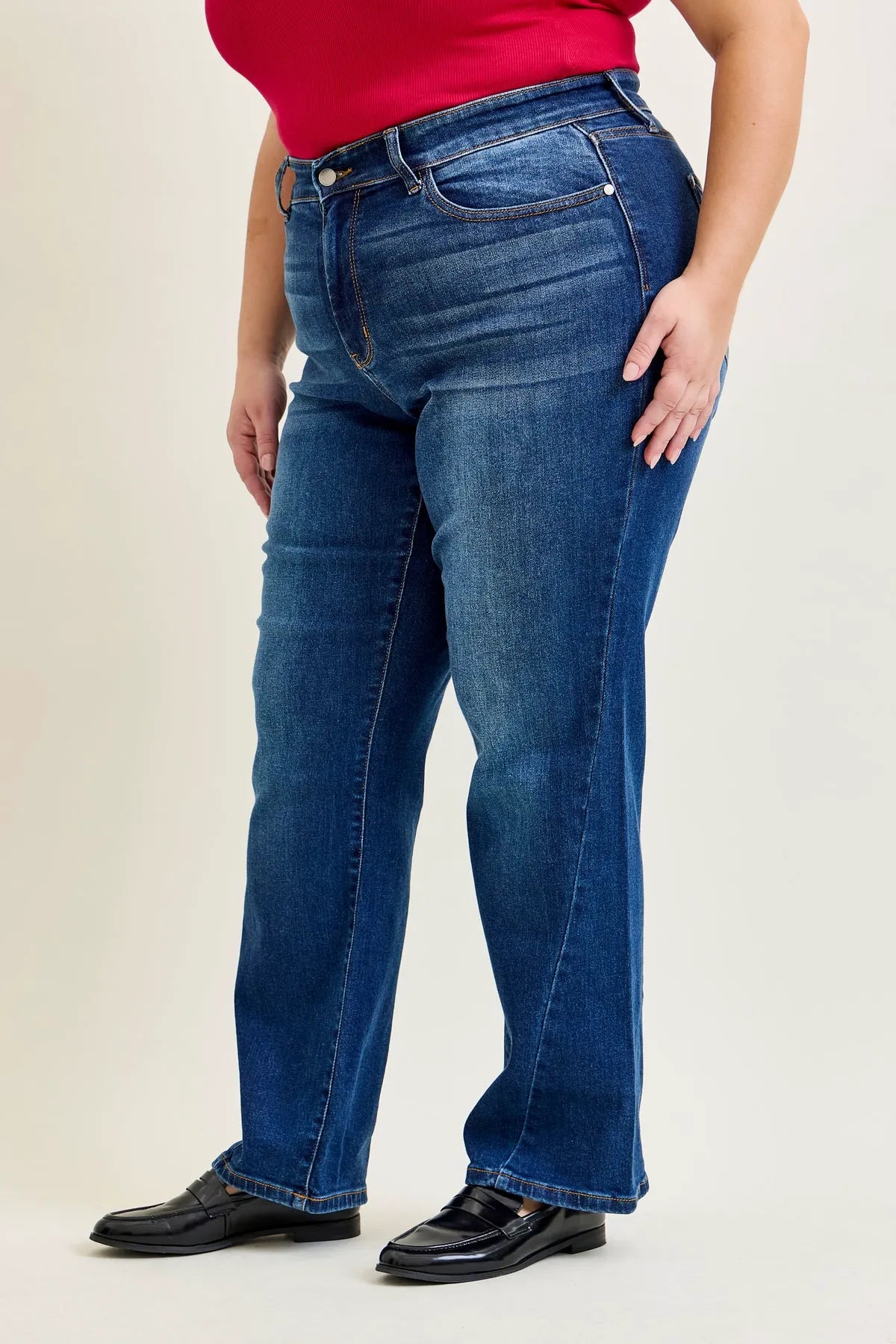 Kimberly Side Seam Detail Straight - PLUS
