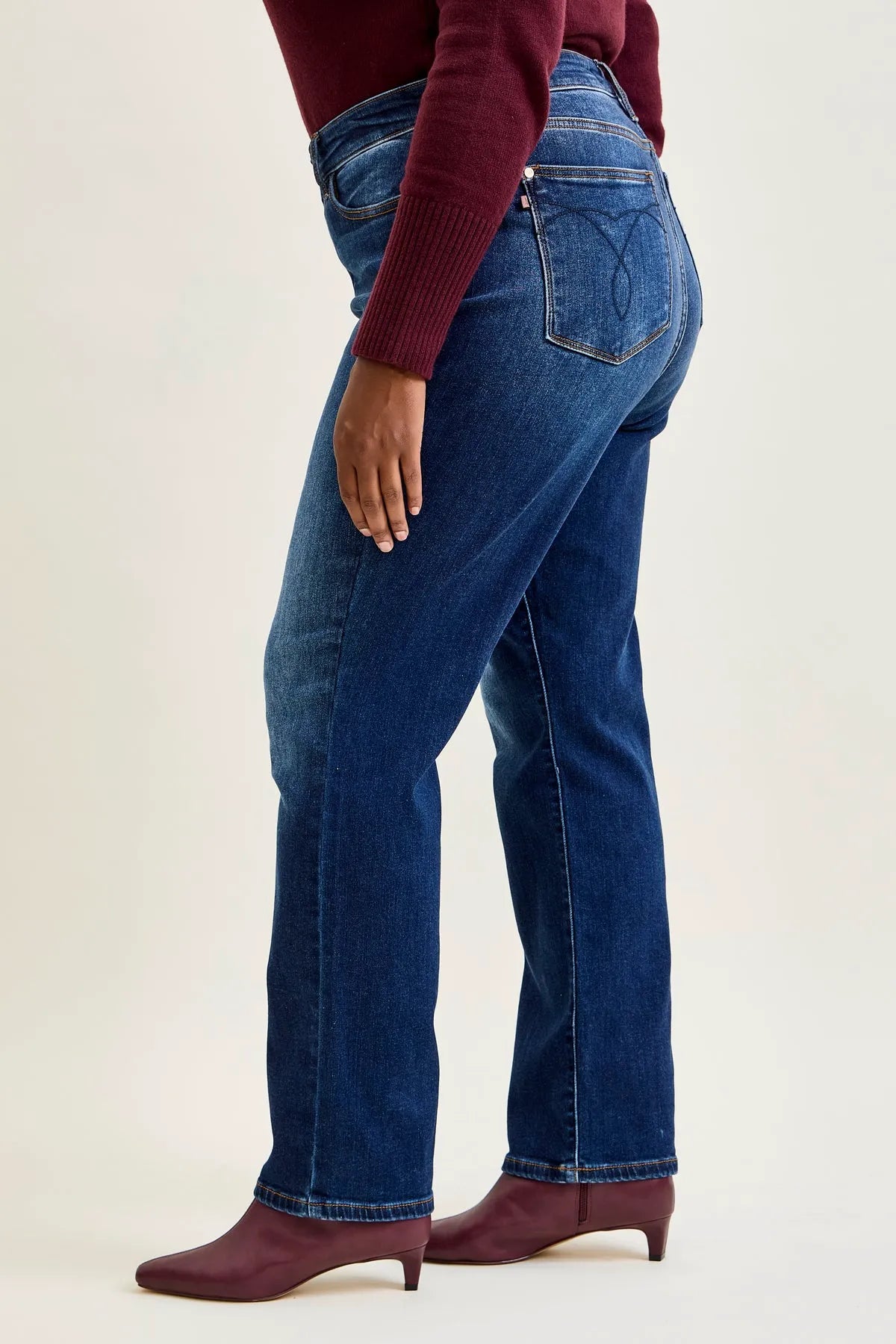 Tracy Vintage Wash ThermaDENIM Straight Fit - PLUS