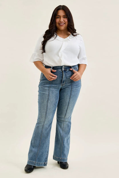 Charlotte Dusty Day Trouser Flare - PLUS