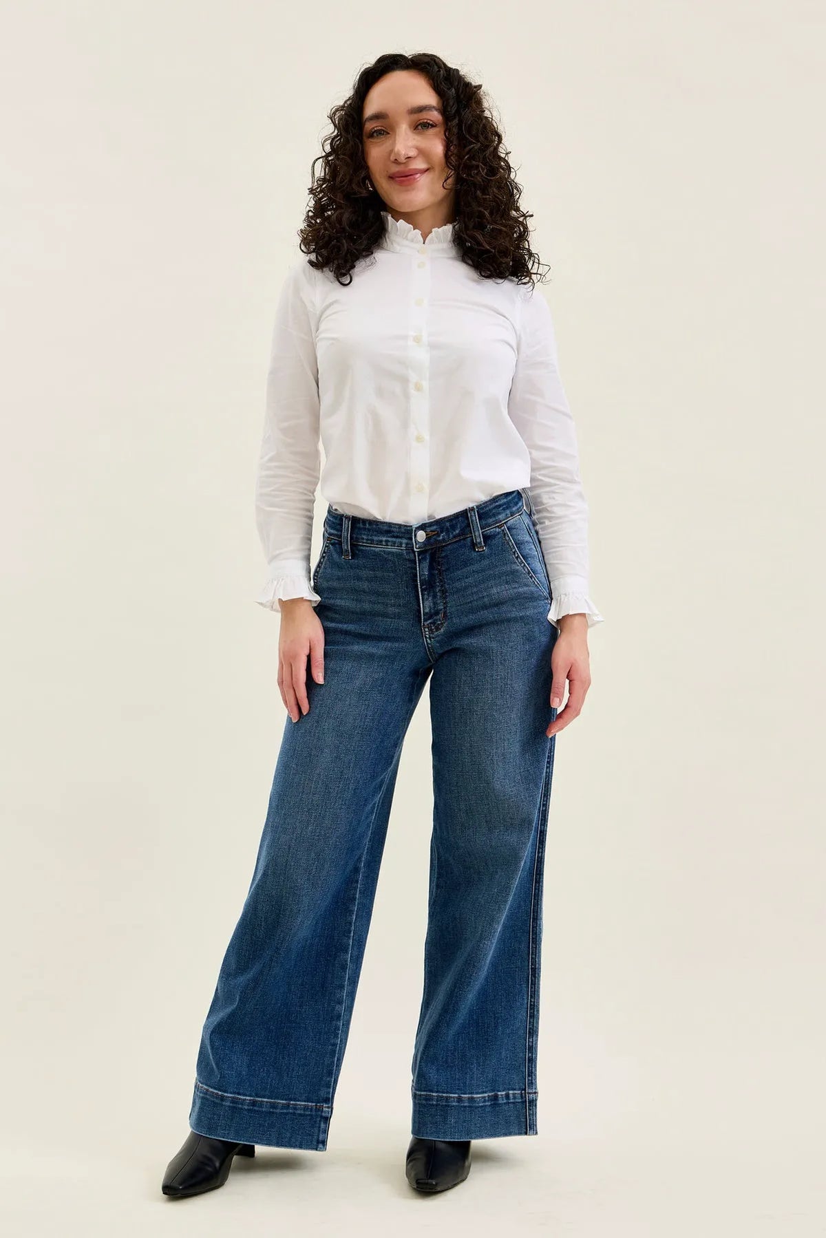 Lux Retro Wide Trouser (Petite)