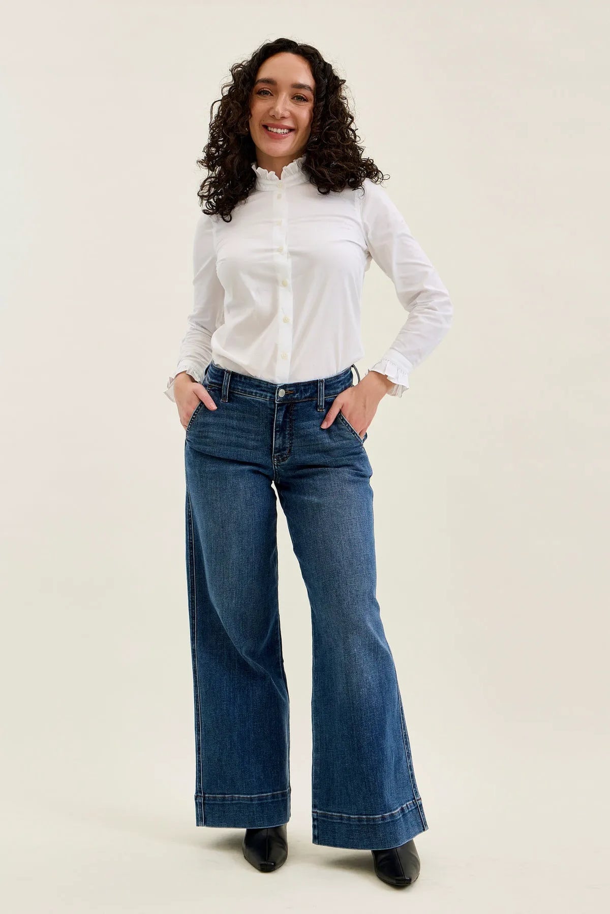 Lux Retro Wide Trouser (Petite)