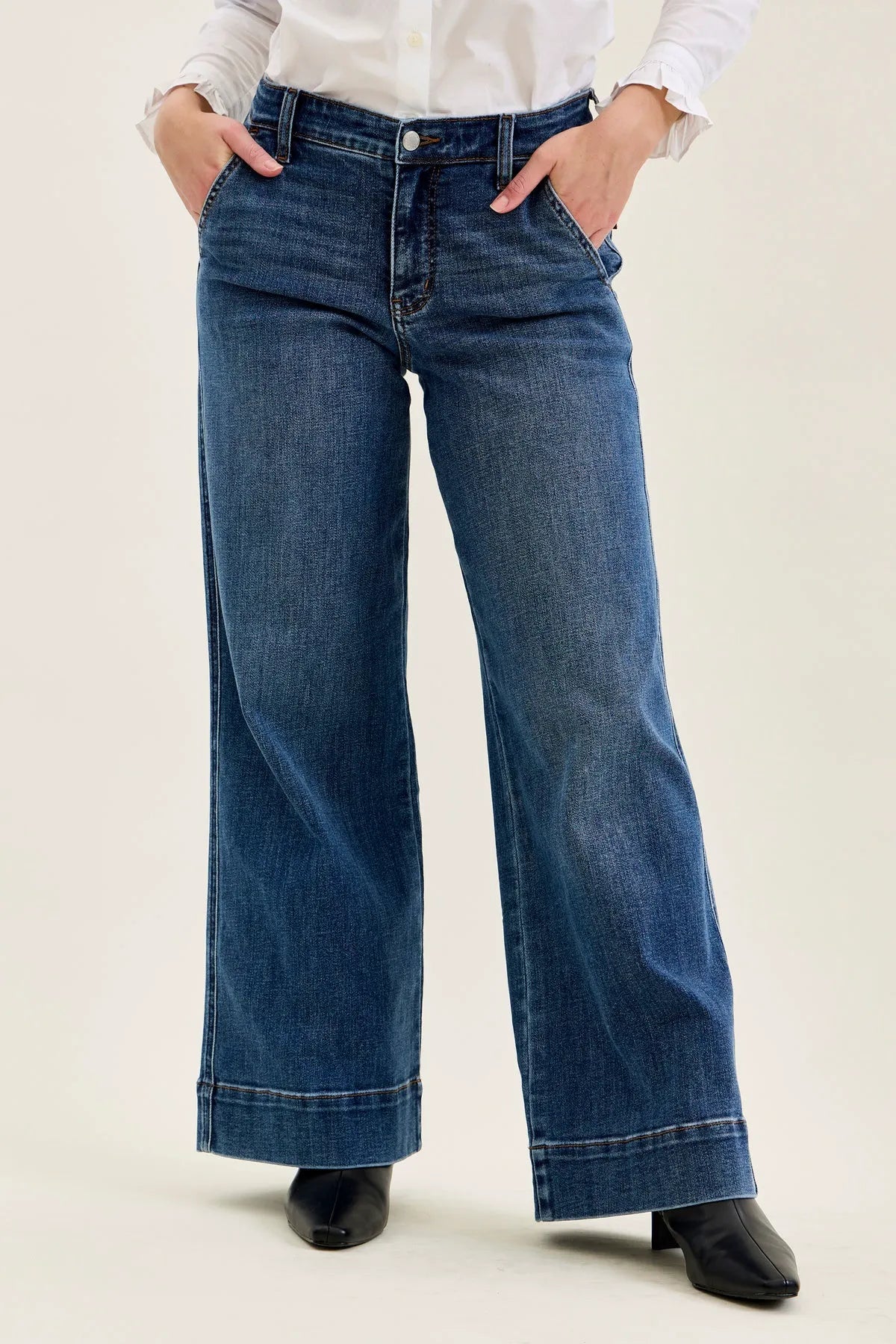 Lux Retro Wide Trouser (Petite)