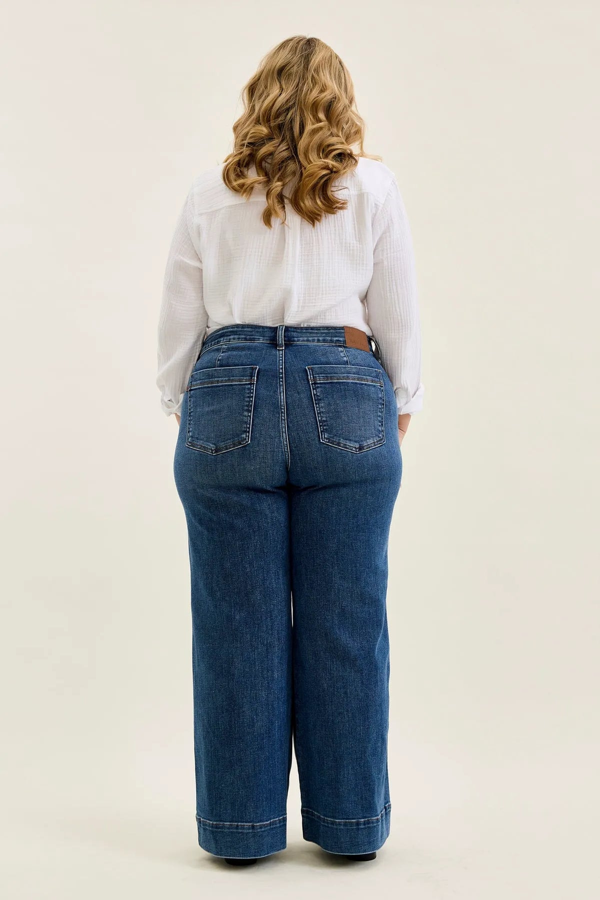Lux Retro Wide Trouser (Petite) - PLUS