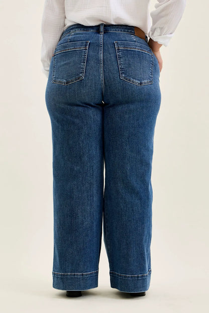 Lux Retro Wide Trouser (Petite) - PLUS