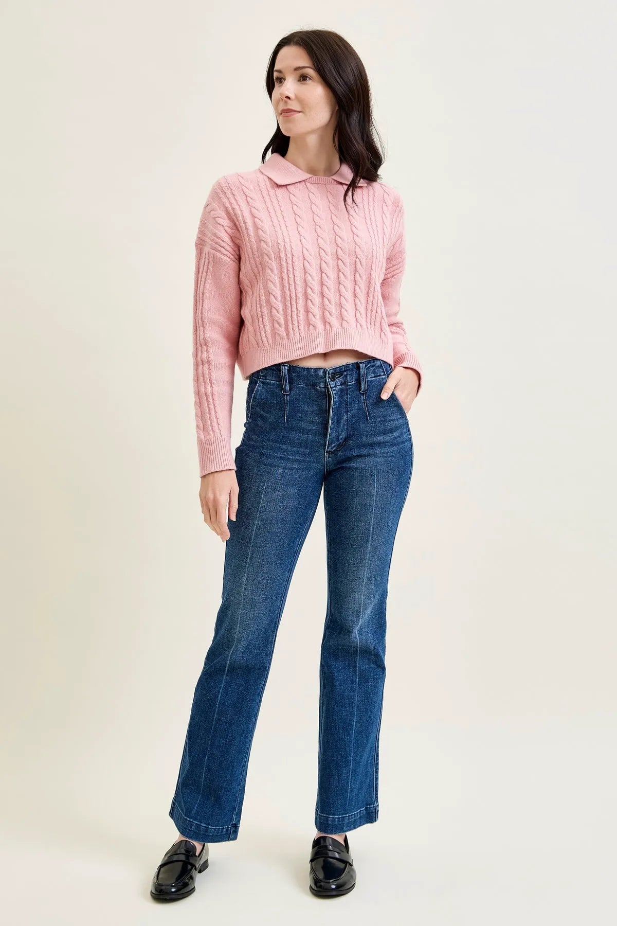 Daisy Bootcut Trousers with TC & Welt Pockets