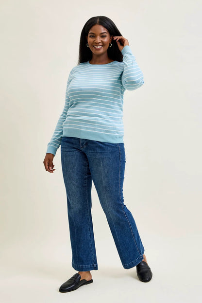 Daisy Bootcut Trousers with TC & Welt Pockets - PLUS