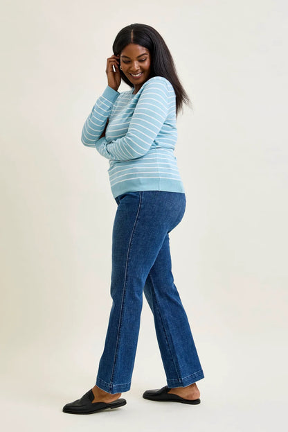 Daisy Bootcut Trousers with TC & Welt Pockets - PLUS