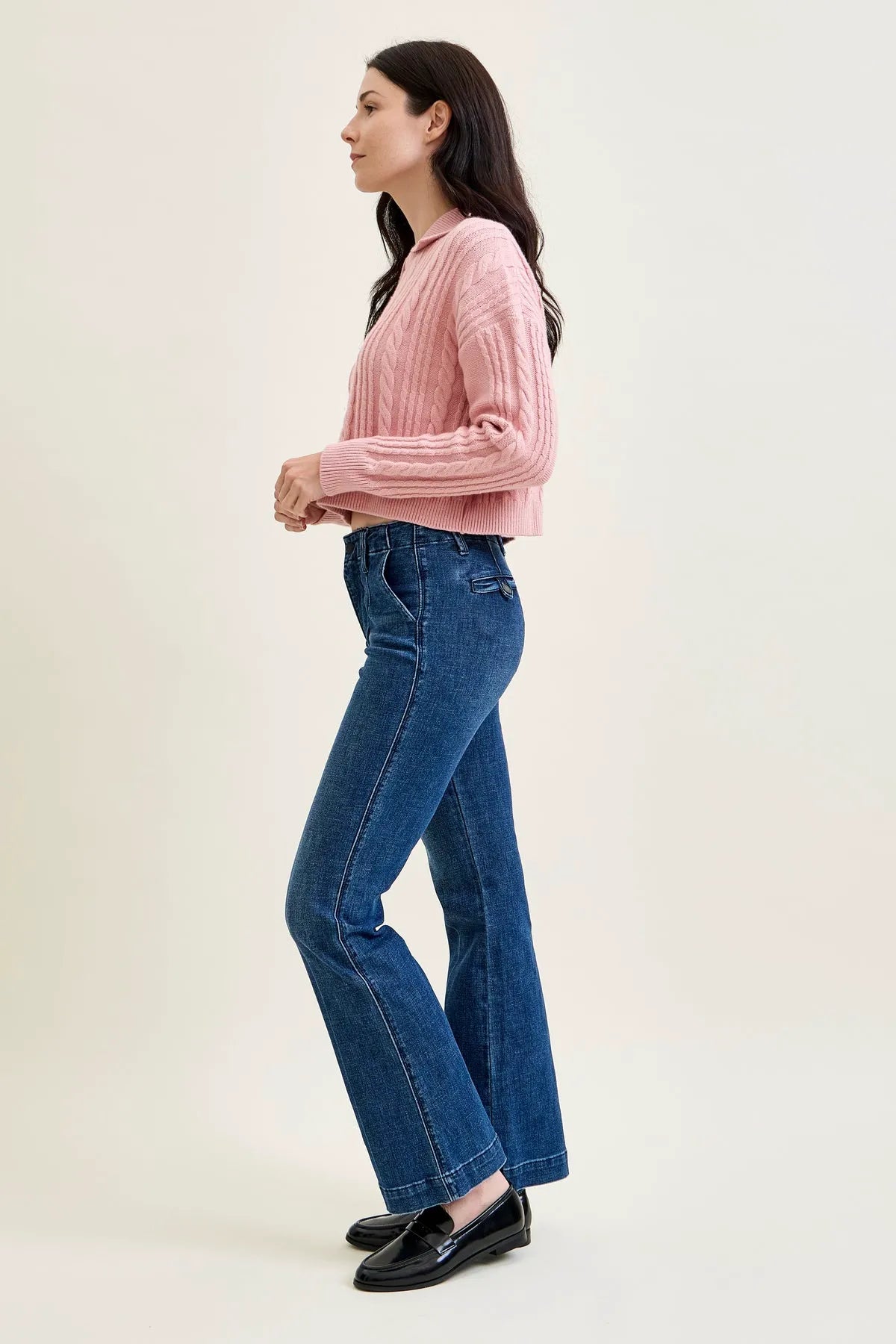 Daisy Bootcut Trousers with TC & Welt Pockets