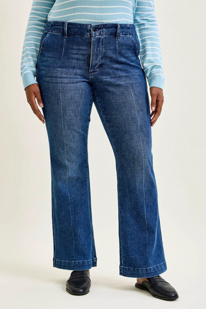 Daisy Bootcut Trousers with TC & Welt Pockets - PLUS