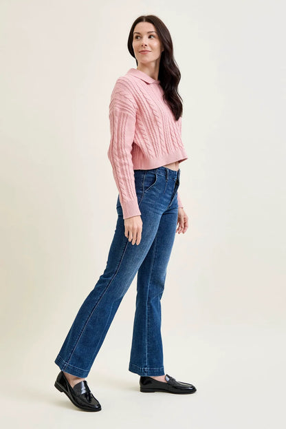 Daisy Bootcut Trousers with TC & Welt Pockets