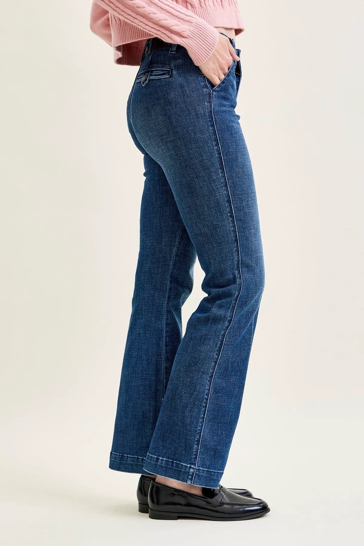 Daisy Bootcut Trousers with TC & Welt Pockets