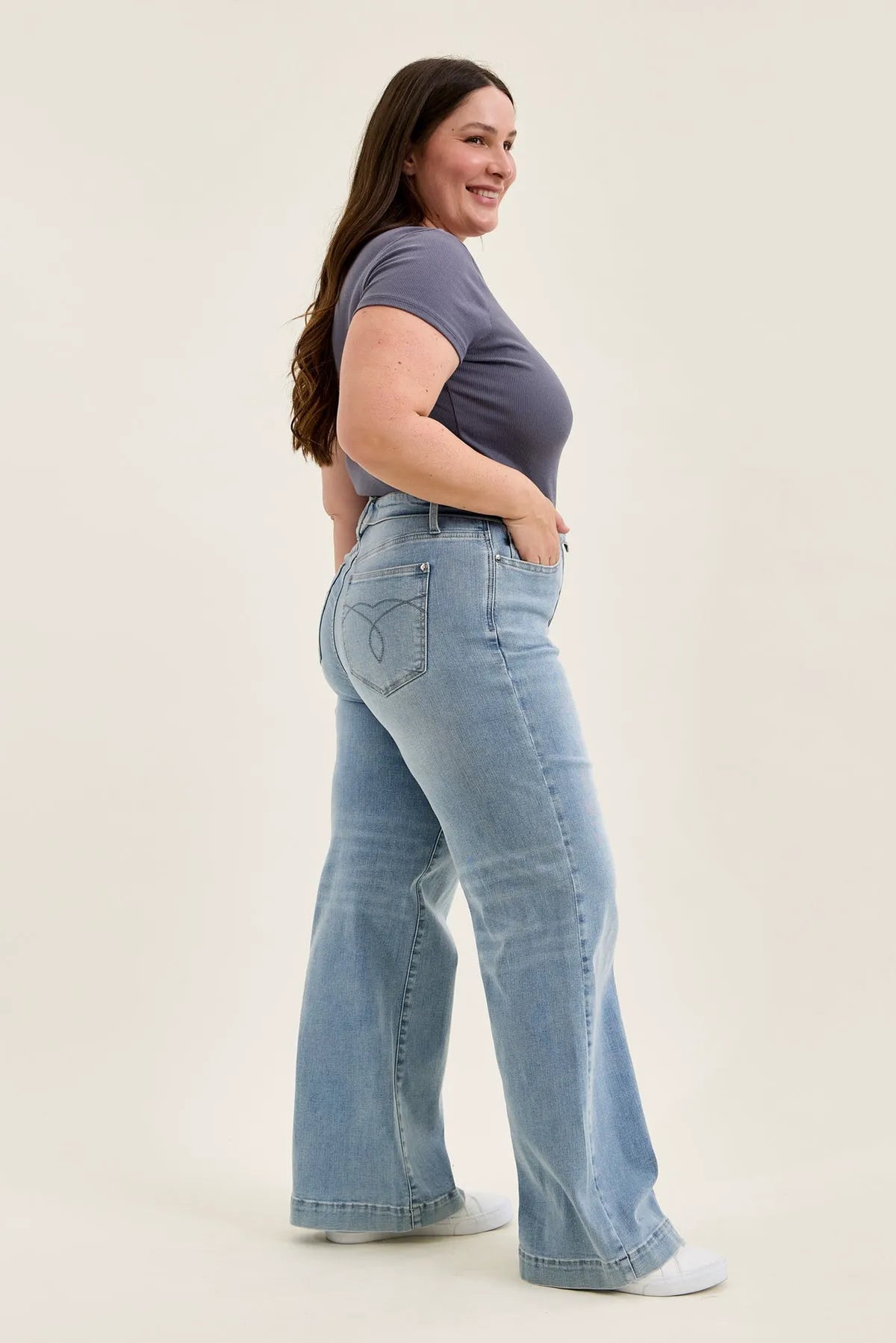 Lux Retro Wide With Fold-Over Waistband - PLUS