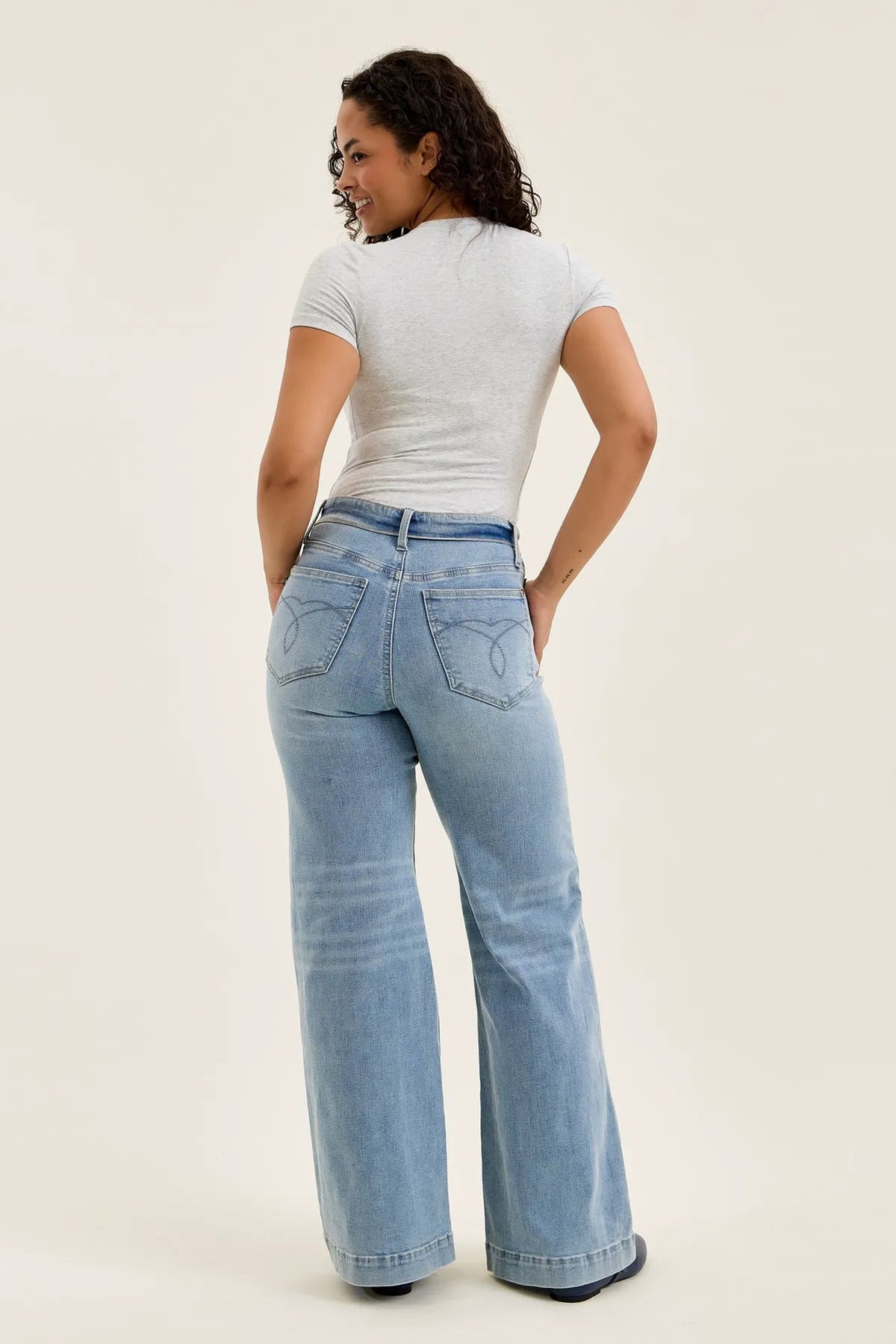 Lux Retro Wide With Fold-Over Waistband