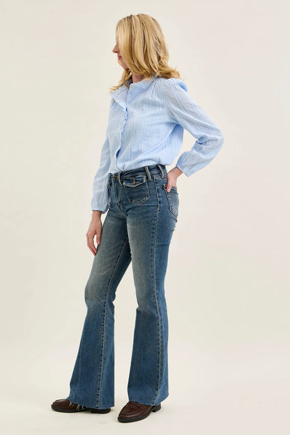 Charlotte Flare With Front Flap Pockets