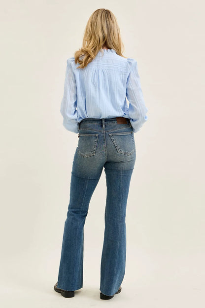 Charlotte Flare With Front Flap Pockets