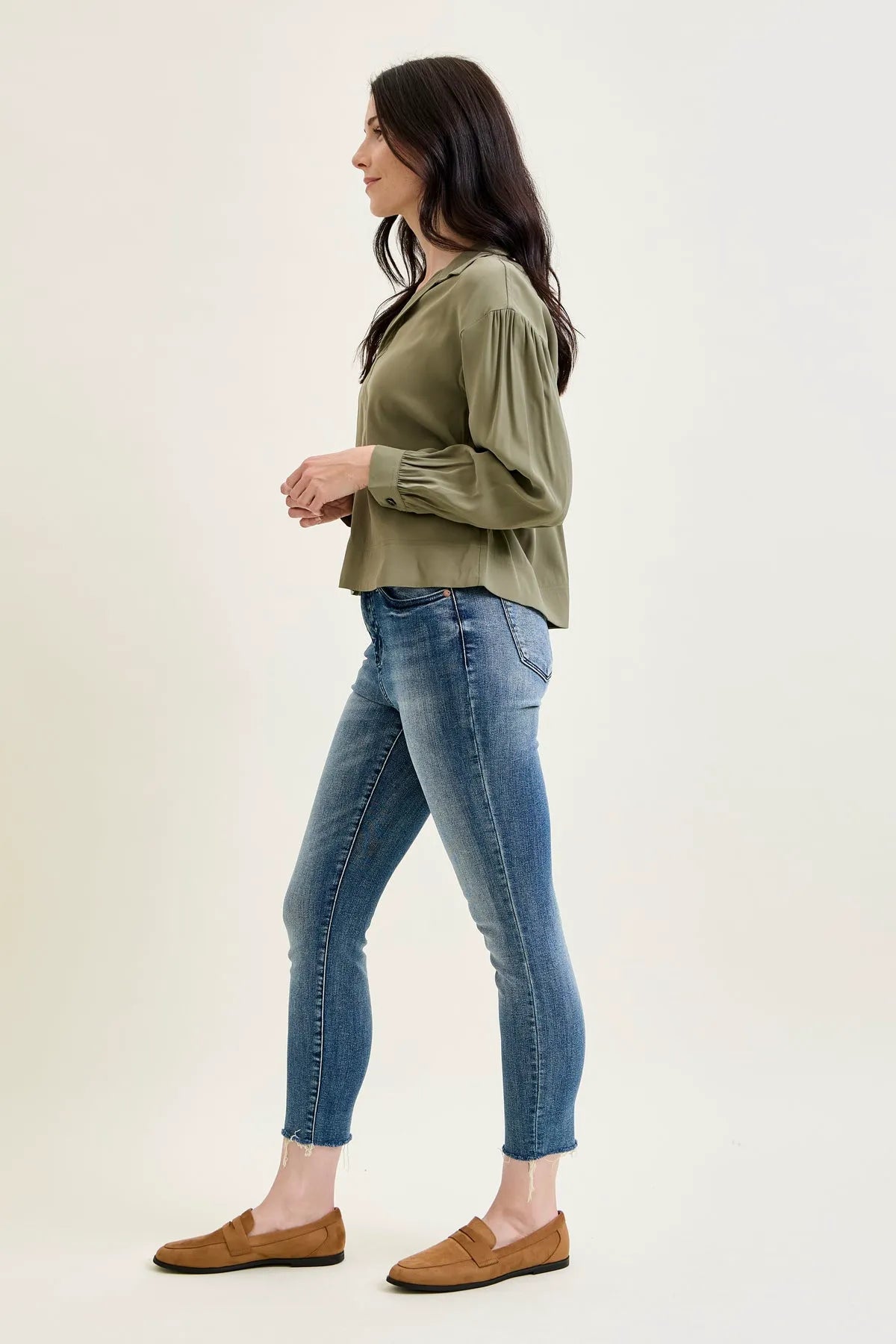 Angie Raw Hem Relaxed Fit