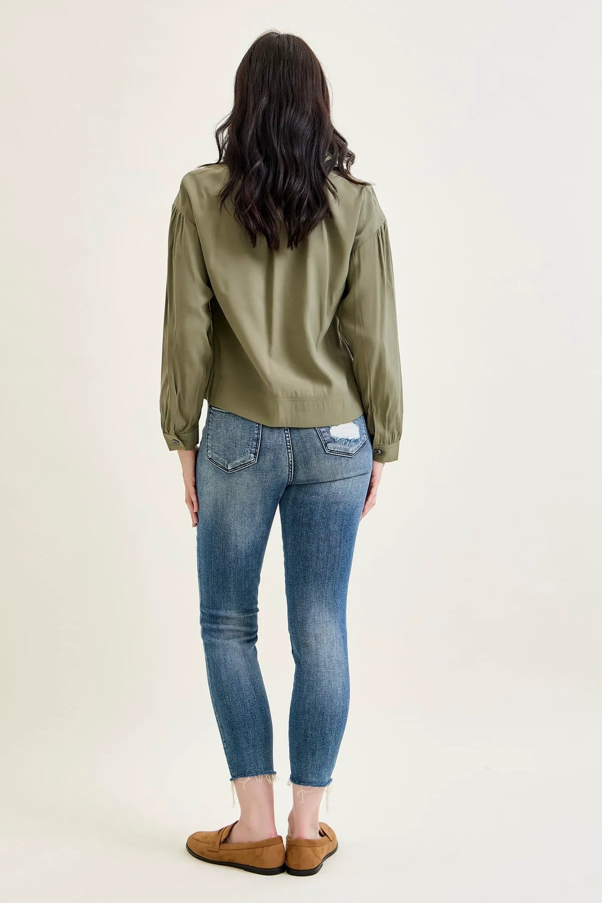 Angie Raw Hem Relaxed Fit