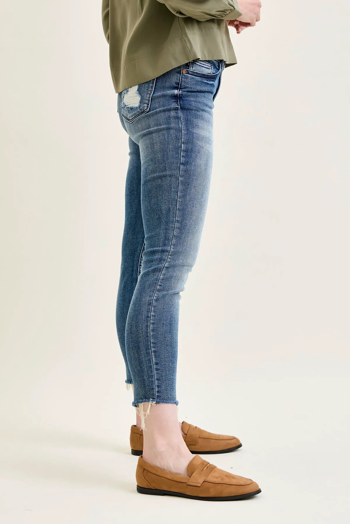 Angie Raw Hem Relaxed Fit