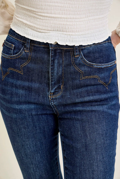 Sienna Skinny With Western Embroidery Detail