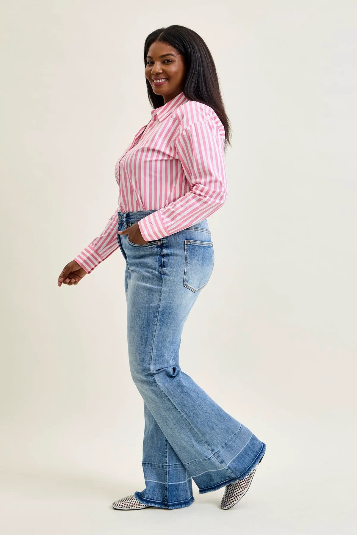Charlotte Tummy Control Release Hem Flare - PLUS