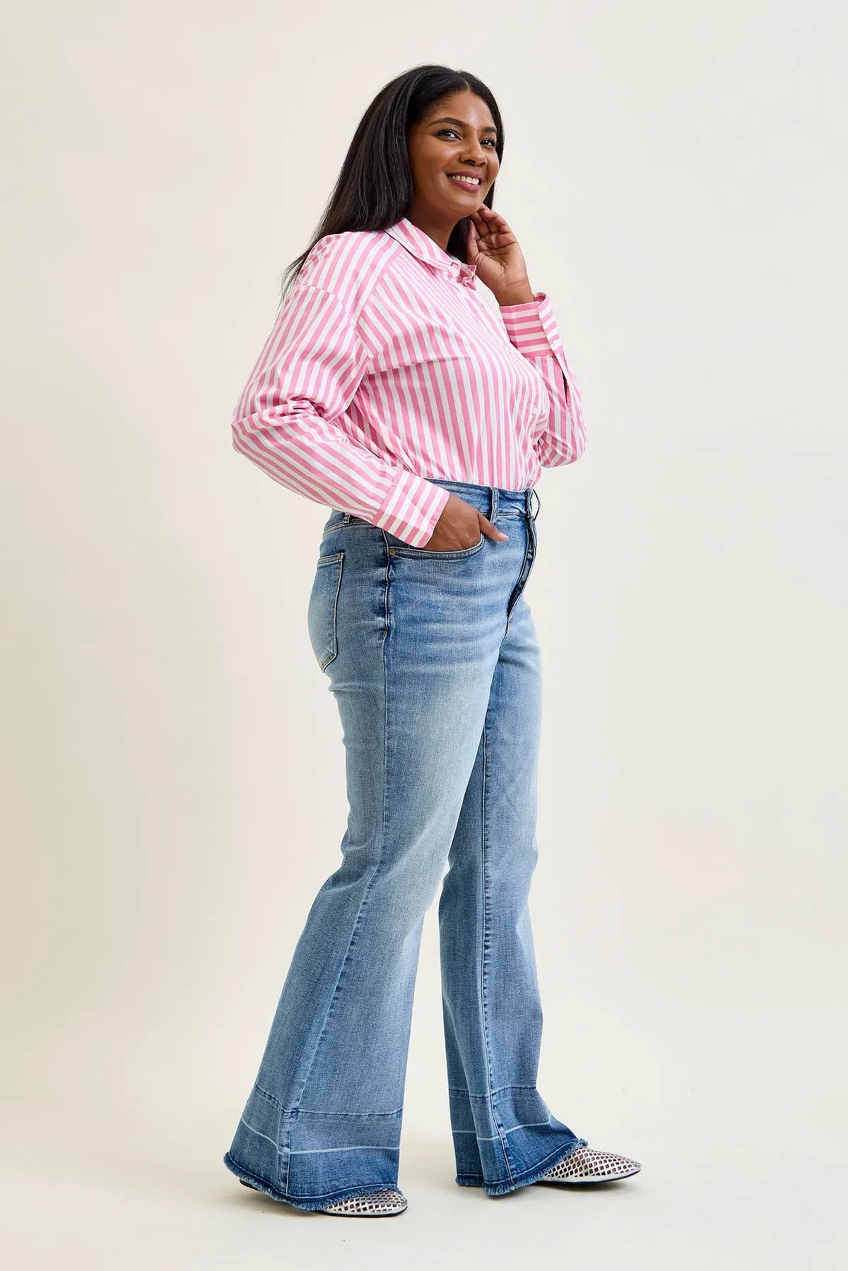 Charlotte Tummy Control Release Hem Flare - PLUS