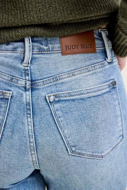 Lux Front Yoke Retro Wide Leg Jeans