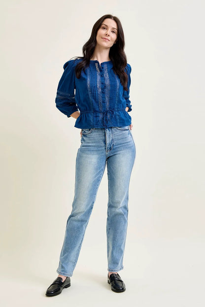 Kimberly Tummy Control Straight Jeans