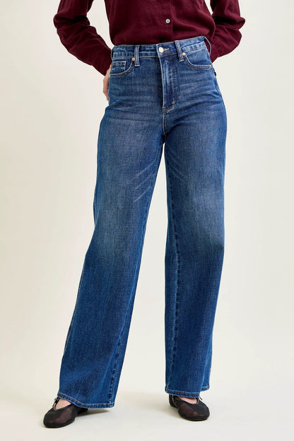 Lux Tummy Control Retro Wide Leg Jeans