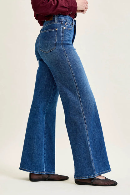 Lux Tummy Control Retro Wide Leg Jeans
