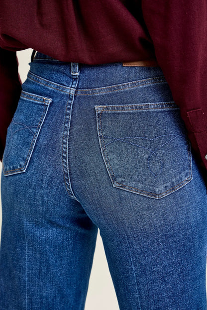 Lux Tummy Control Retro Wide Leg Jeans