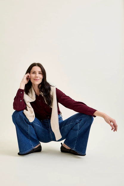 Lux Tummy Control Retro Wide Leg Jeans