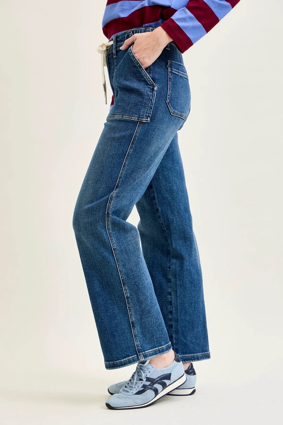 Lux Drawstring Wide Leg