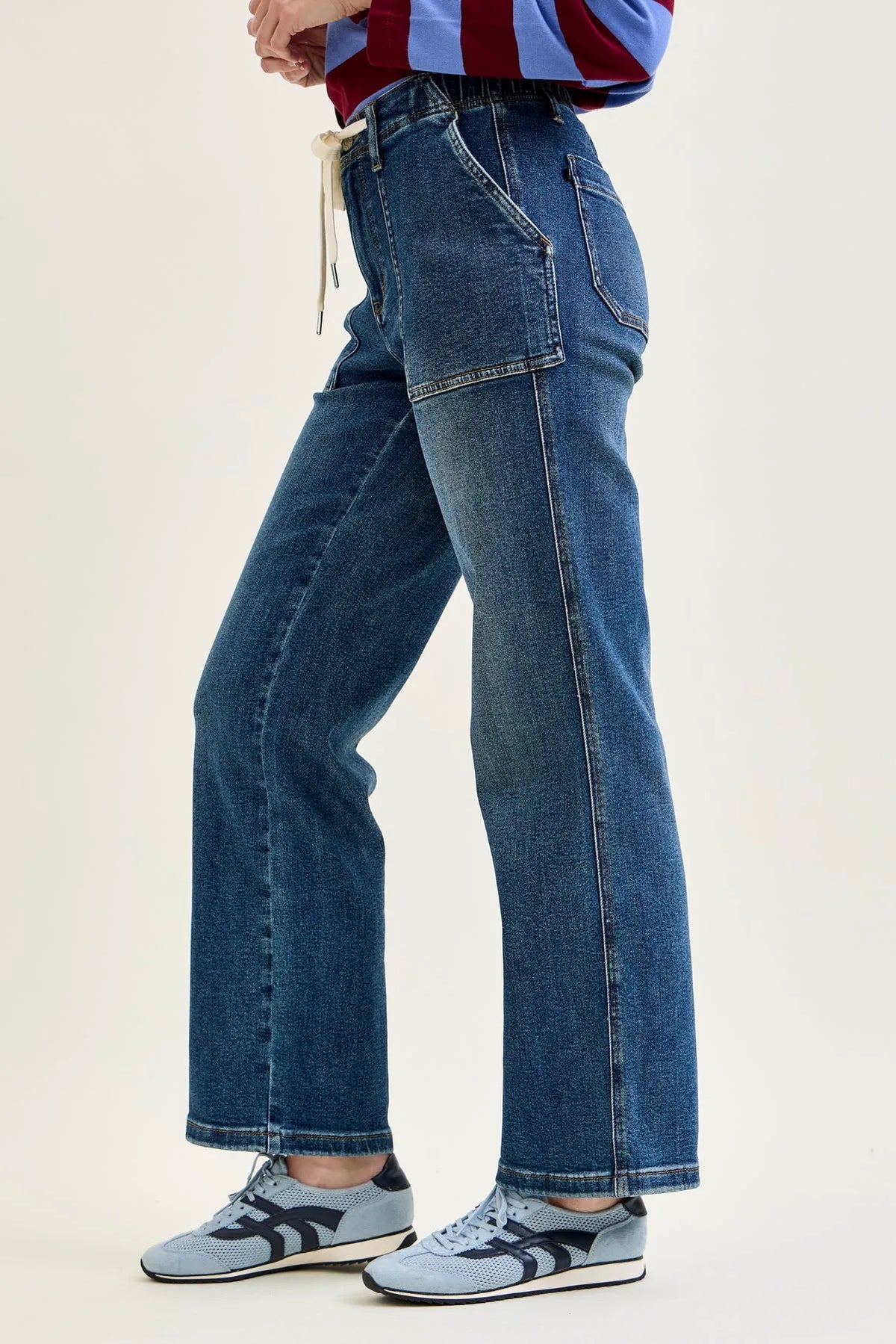 Lux Drawstring Wide Leg