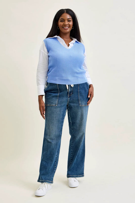 Lux Drawstring Wide Leg - PLUS